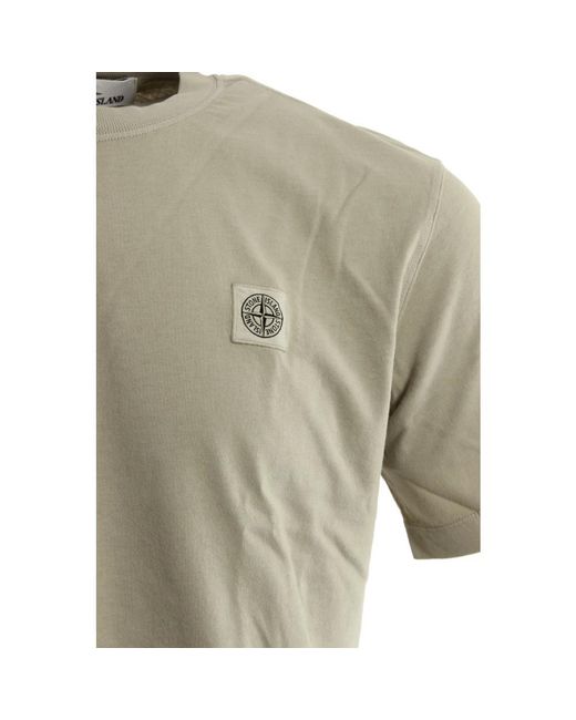Stone Island Gray T-Shirts for men
