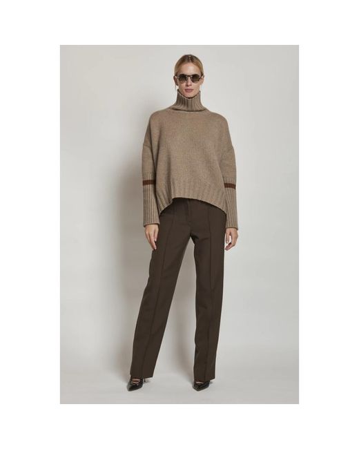 Lemaire Brown Straight Trousers