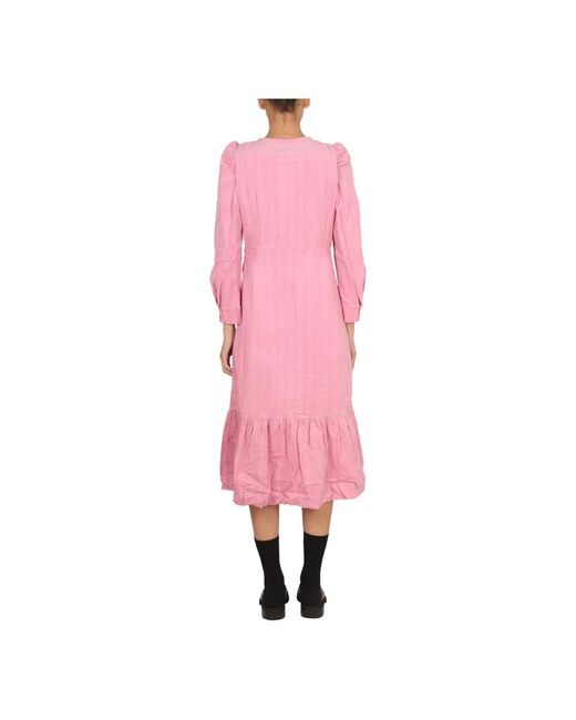 Baum und Pferdgarten Pink Midi Dresses