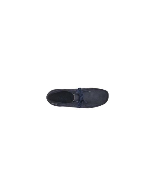 Sebago Blue Laced Shoes for men