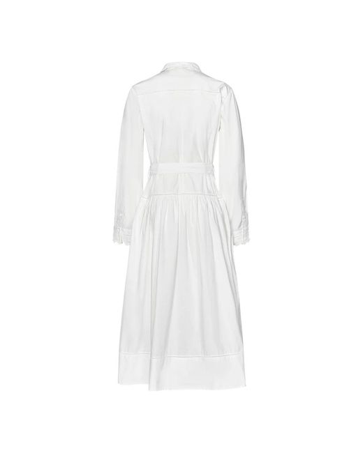 Ulla Johnson White Shirt Dresses
