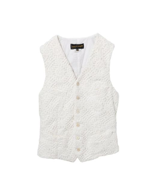 Comme des Garçons White Vests