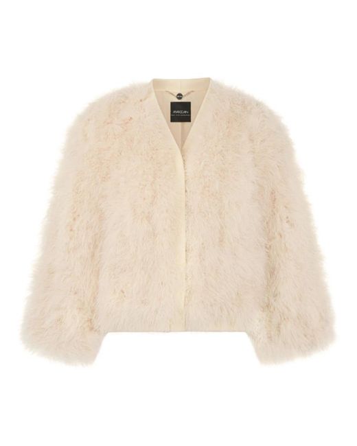 Marc Cain Jassen ,Jack Jacket in het Natural