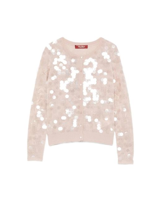 Cardigans Max Mara en coloris Pink