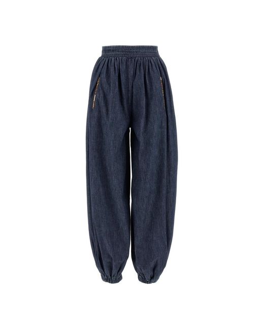 Valentino Garavani Blue Loose Fit Jeans