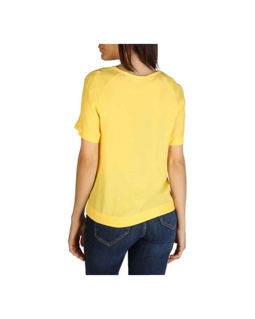 Tops > t-shirts Tommy Hilfiger en coloris Yellow