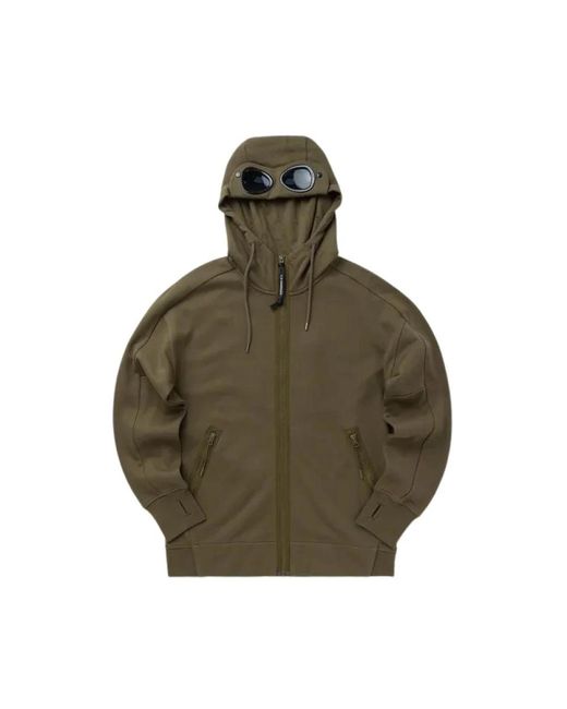 C P Company Green Zip-Throughs for men