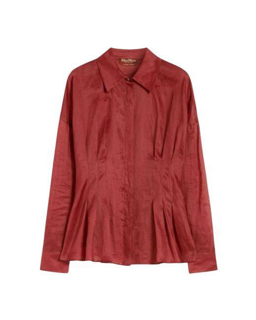 Max Mara Red Shirts