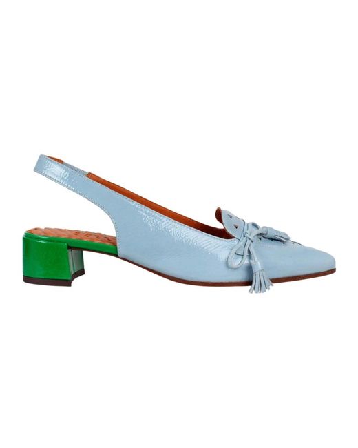 Chie Mihara Blue Slingback Haka