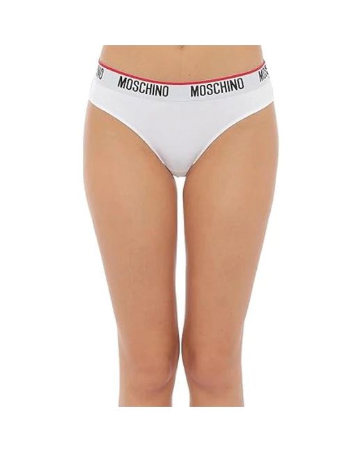 Bottoms Moschino de color White