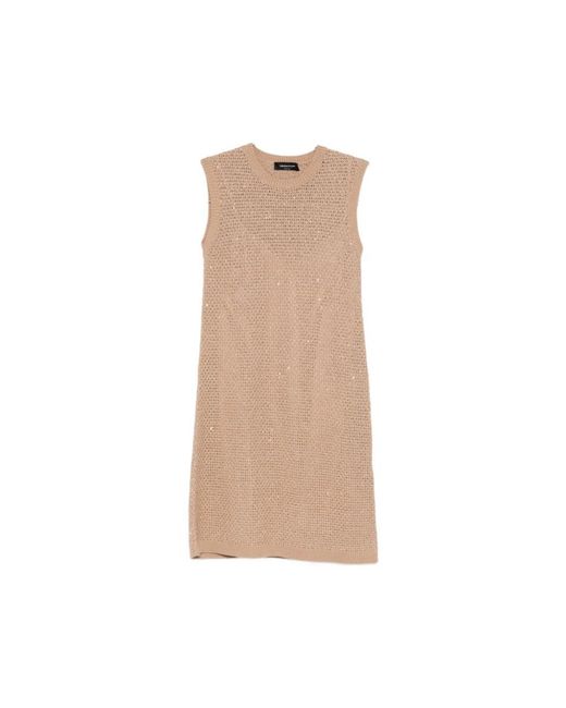Fabiana Filippi Natural Knitted Dresses