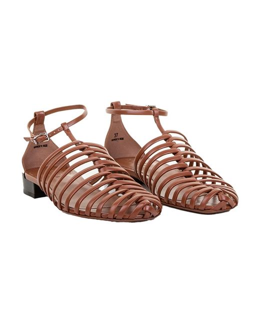Tod's Brown Flat Sandals