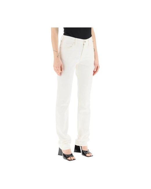 Jeans > slim-fit jeans The Attico en coloris White