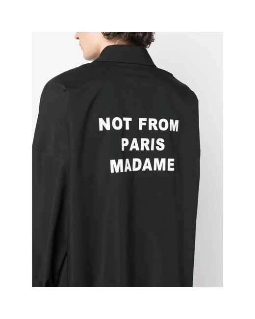 Drole de Monsieur Black Light Jackets for men