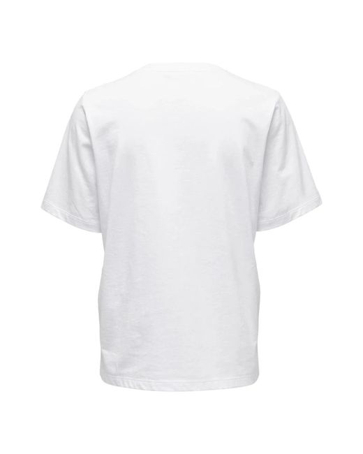 ONLY White T-shirt frühling/sommer kollektion
