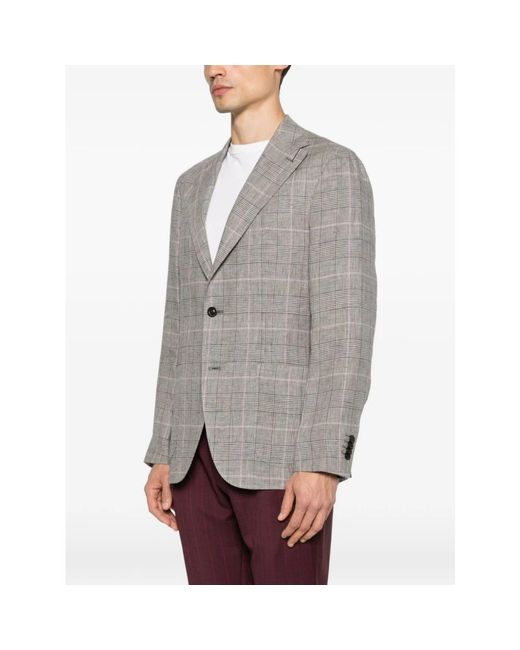 Boglioli Line Double-Breasted Jacket in het Gray voor heren