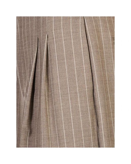 P.A.R.O.S.H. Brown Wide Trousers