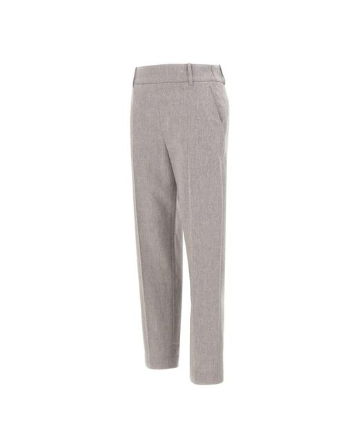 Eleventy Capri-Broek in het Gray