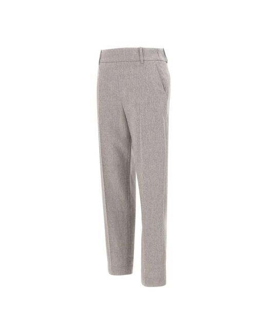 Eleventy Capri-Broek in het Gray