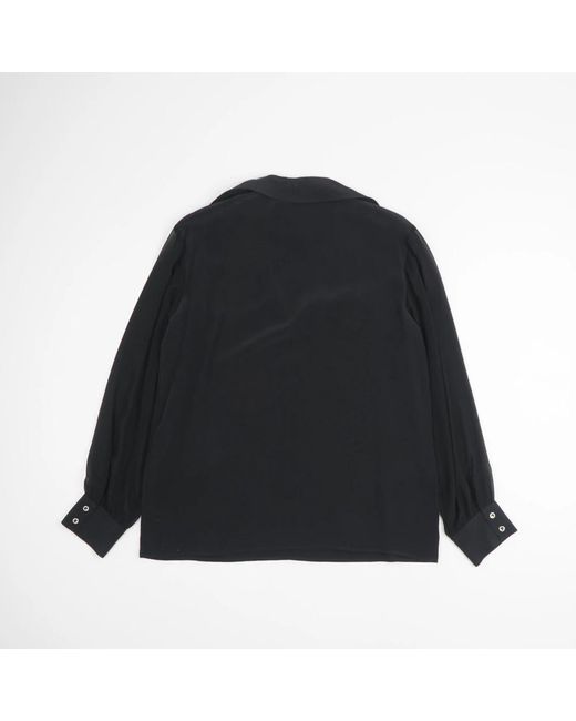 Max Mara Black Blouses