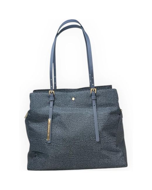 Borbonese Tote Bags in het Blue