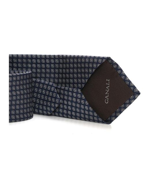 Canali Ties in het Blue voor heren