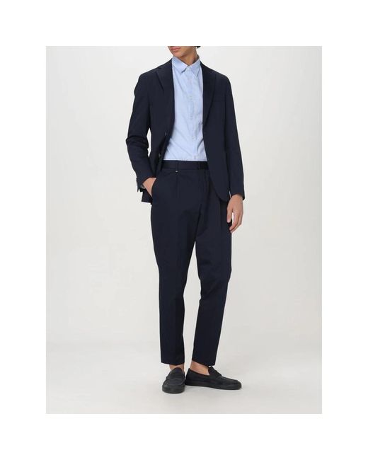 Suit Trousers HUGO de hombre de color Blue