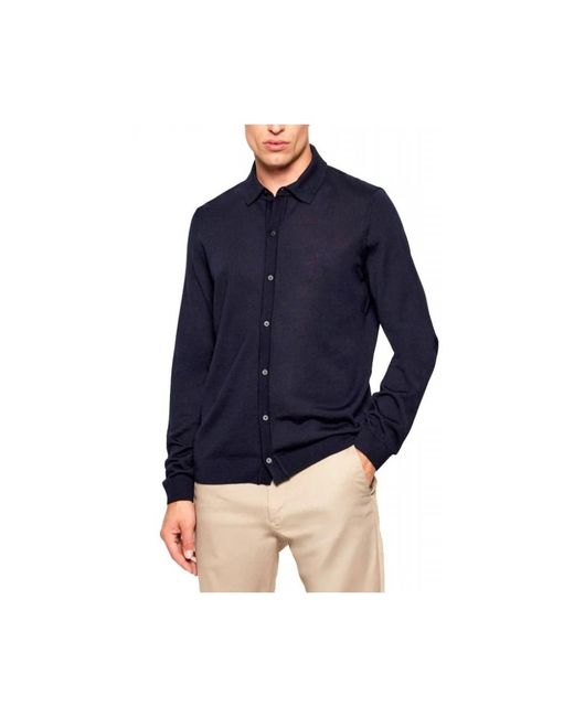Cardigans HUGO de hombre de color Blue