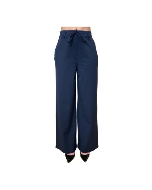 Max Mara Blue Wide Trousers