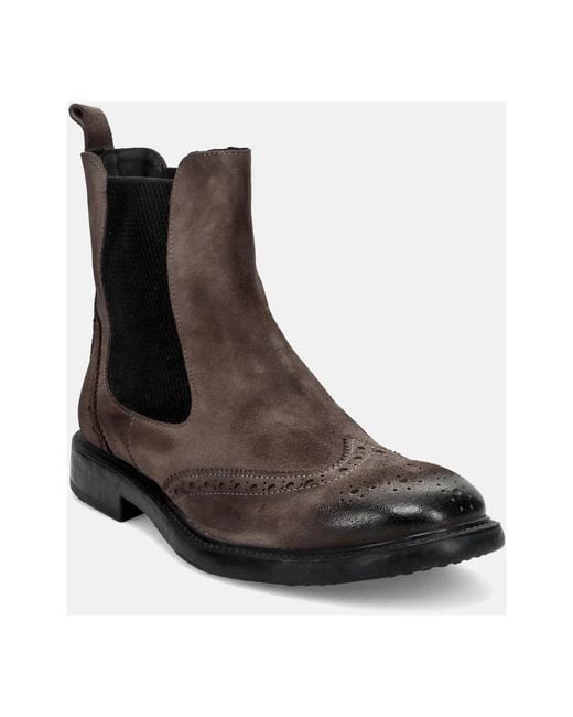Sangiorgio Brown Chelsea Boots for men