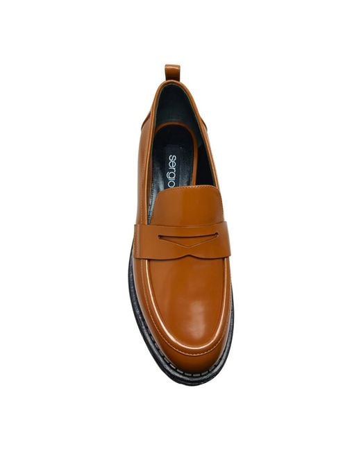 Sergio Rossi Brown Loafers
