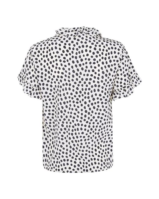 Chloé Overhemden ,Veelkleurig ,Leer Short Sleeves Shirt in het White