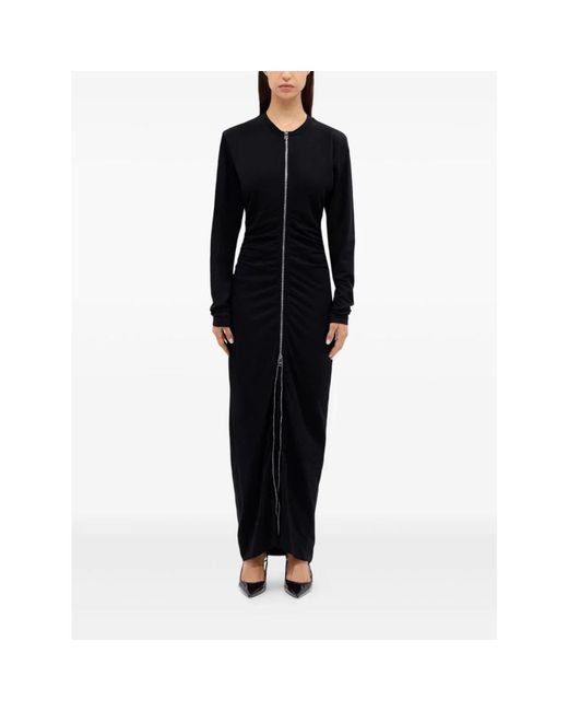 MSGM Kleedjes ,Zwart ,Maxi-Jurk in het Black