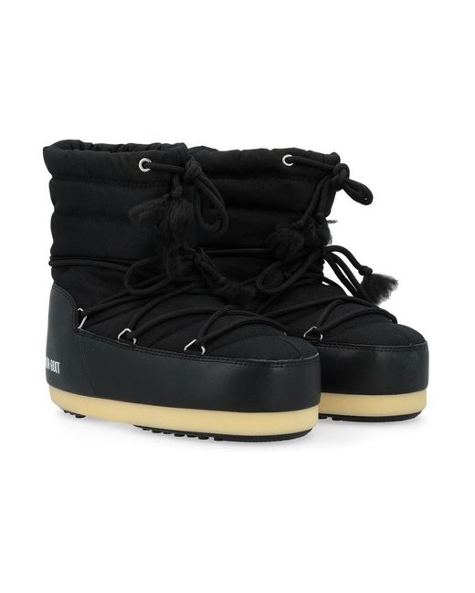 Moon Boot Black Winter Boots