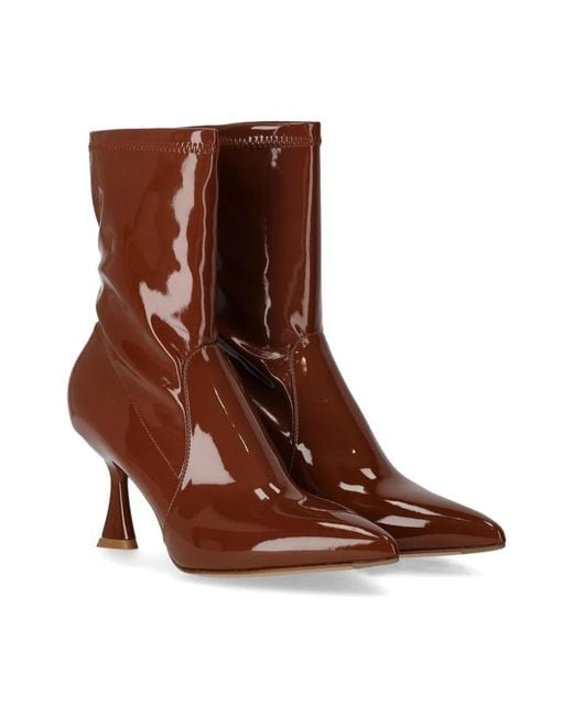 Sergio Levantesi Brown Heeled Boots