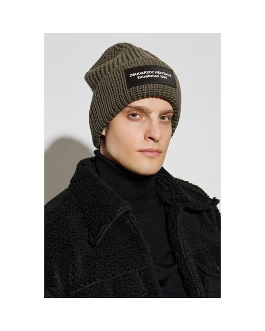 Beanies di DSquared² in Green da Uomo