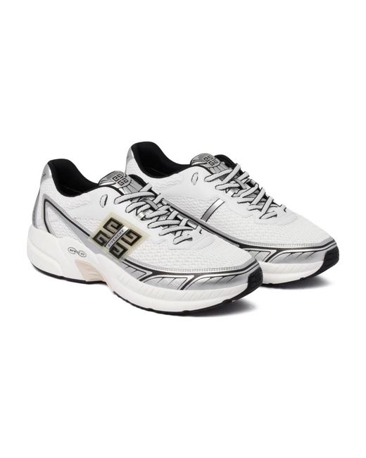 Givenchy White "Nfnty-52" Running Sneakers for men