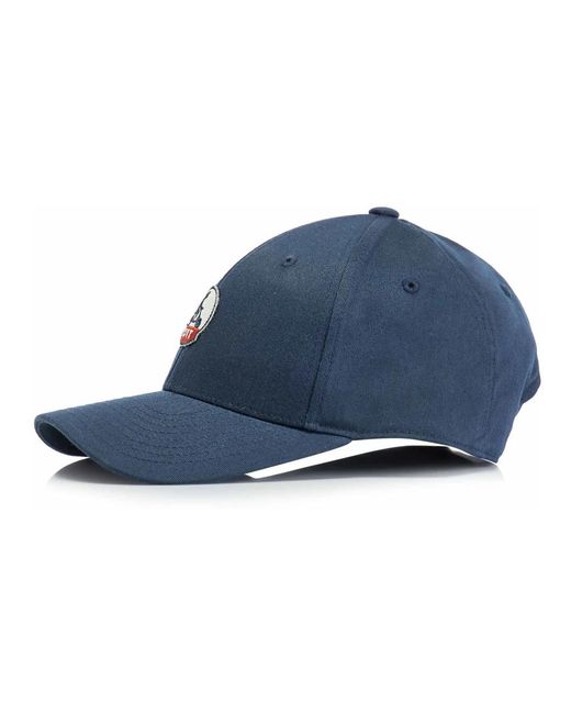 J.O.T.T Accessoires ,Blauw ,Peak Cap Met Klep in het Blue voor heren