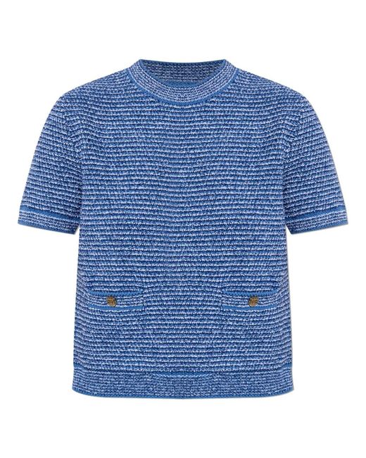 Gucci Blue Elegantes Damen-Shirt