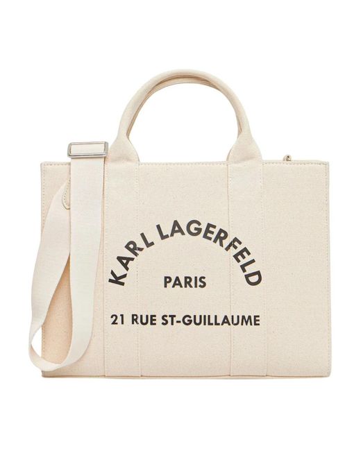 Karl Lagerfeld Natural Shopping Bags