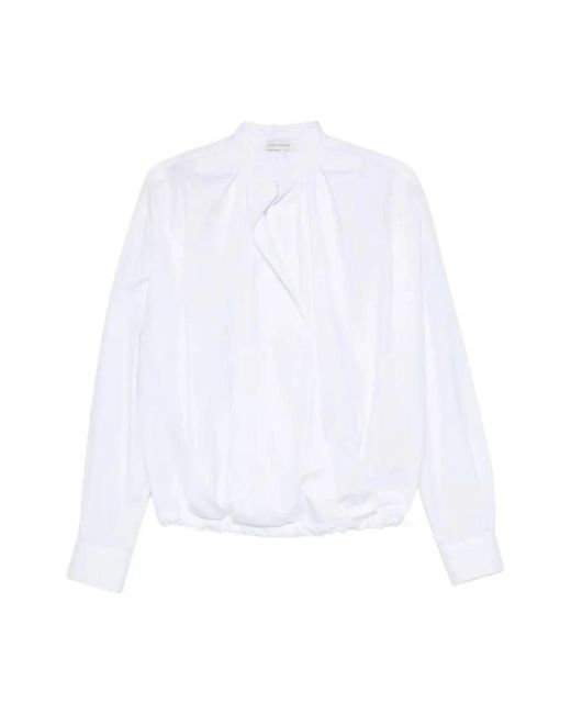 Dries Van Noten White Blouses