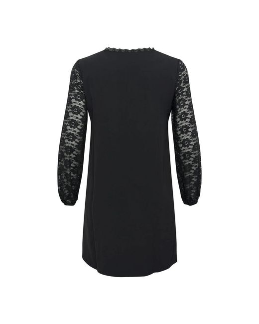 Short Dresses Kaffe de color Black