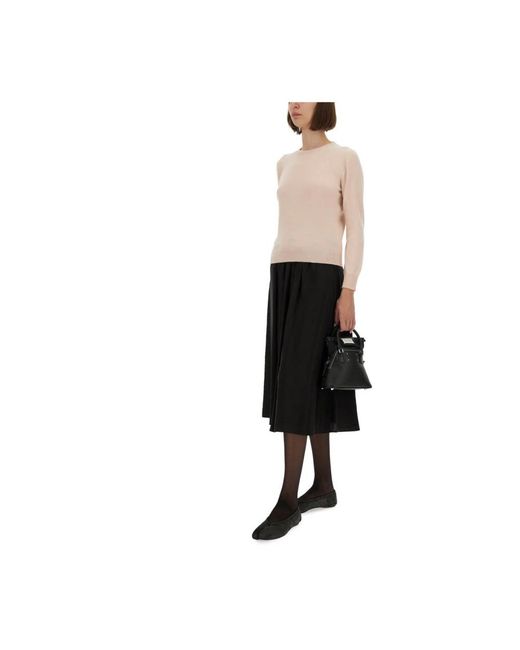Maison Margiela Rondgebreide Kleding in het Natural