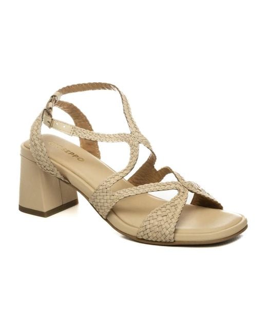 Gioseppo Metallic High Heel Sandals