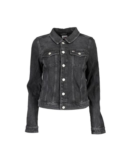 Tommy Hilfiger Black Denim Jackets