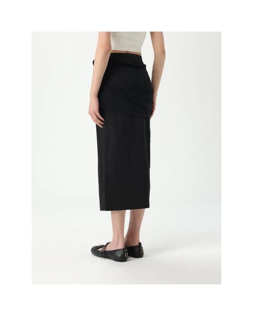 Pinko Black Pencil Skirts