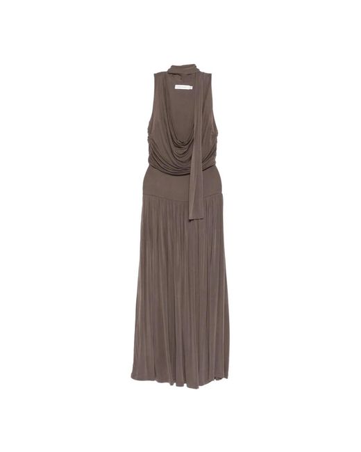 AYA MUSE Brown Maxi Dresses