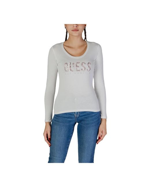 Long Sleeve Tops di Guess in Blue