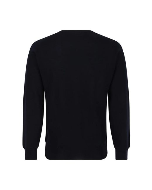 Drumohr Blue Round-Neck Knitwear for men