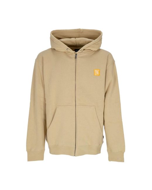 Huf Zip-Throughs in het Natural voor heren